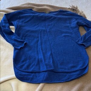 Cashmere sweater! Charter Club Blue Crew Neck Sweater